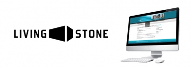 Living Stone logo, grafický návrh webu